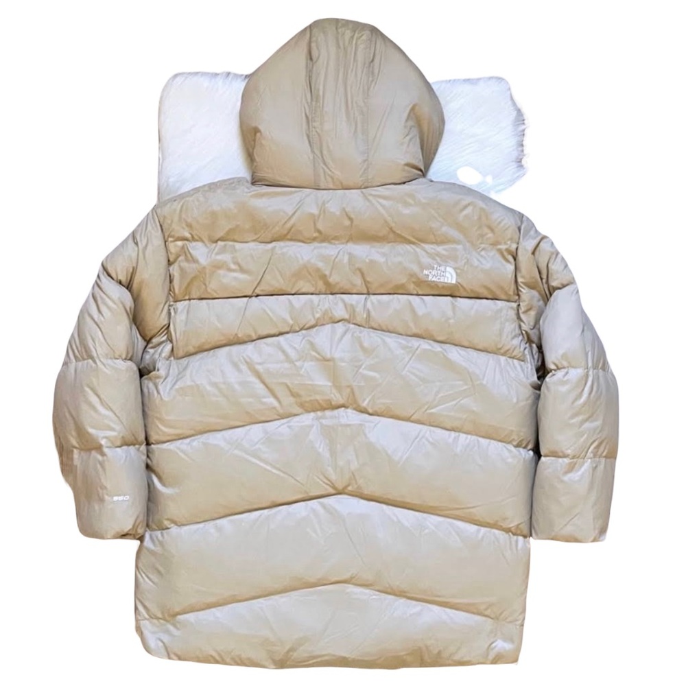 NWT The North Face Women’s Palomar Down Parka Coat Jacket relaxed fit Khaki  L - Picture 12 of 14